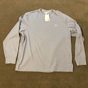 Lacost reflective long sleeve t shirt size 7 XXL